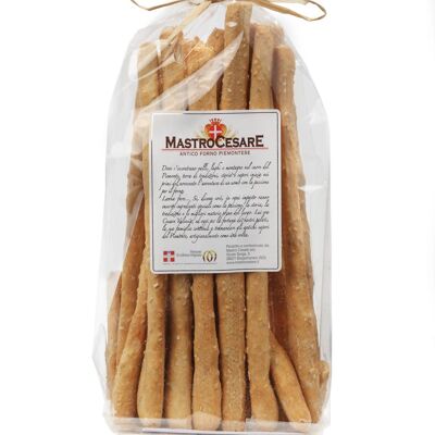 Sesame breadsticks handmade in Italy