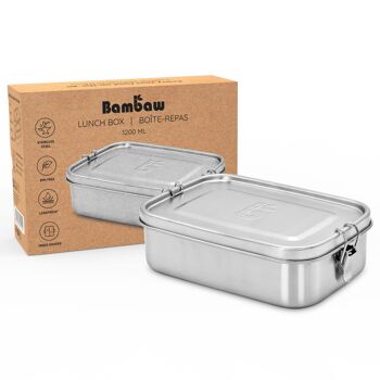 Lunch box | Metal lid - 1200mL 1