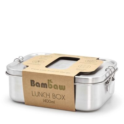 Boîte à lunch | Couvercle en métal - 1400mL