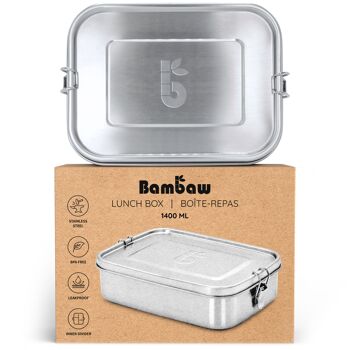 Lunch box | Metal lid - 1400mL 2