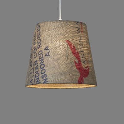 Pendant lamp N°68 pearl bean from coffee sack