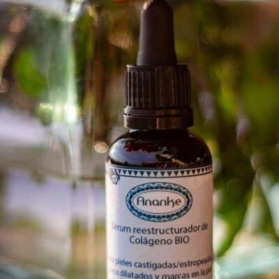 Organic collagen and hyaluronic acid restructuring serum