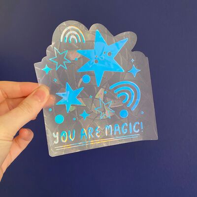 You Are Magic! - Sun Catcher Forest Green