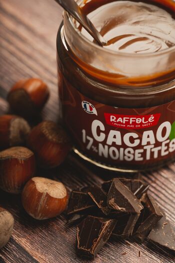 Crème à tartiner Cacao 17% Noisettes 2
