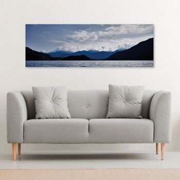 Blue Morning, Lac de Côme - 180x60 - Plexiglas 2