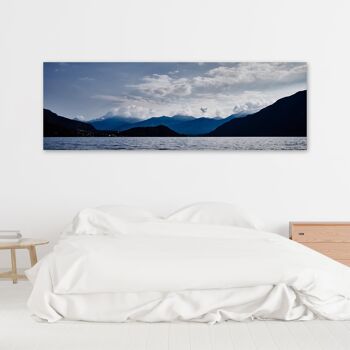 Blue Morning, Lac de Côme - 180x60 - Plexiglas 4