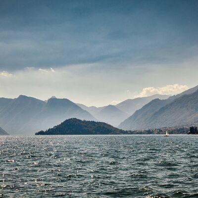 Sailors II, Lake Como - 50x25 - Plexiglas