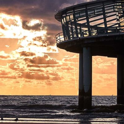 De Pier, Scheveningen - 90x30 - Plexiglas