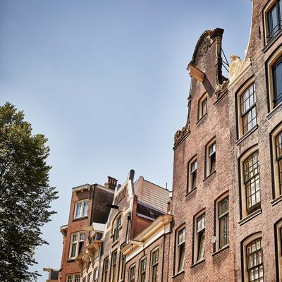 Maisons de ville, Amsterdam - 70x105 - Plexiglas