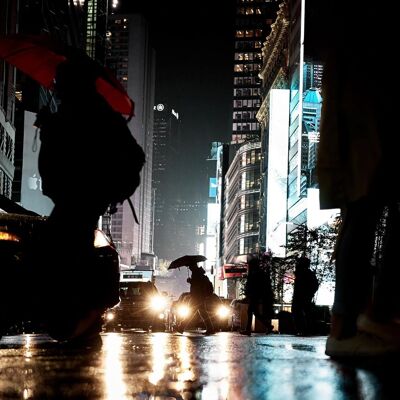 Ces rues, New York - 90x36 - Plexiglas