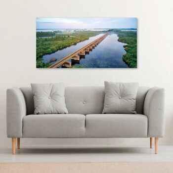 Pont jaune du ciel, Pays-Bas - 80x40 - Plexiglas 2