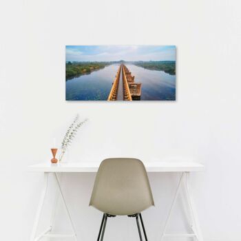 Pont jaune, Pays-Bas - 50x25 - Plexiglas 3