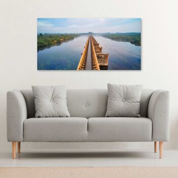 Pont jaune, Pays-Bas - 120x60 - Plexiglas 2