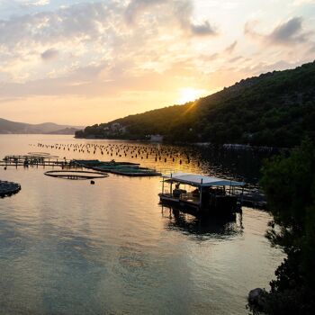 Coucher de soleil, Croatie - 50x20 - Plexiglas 4