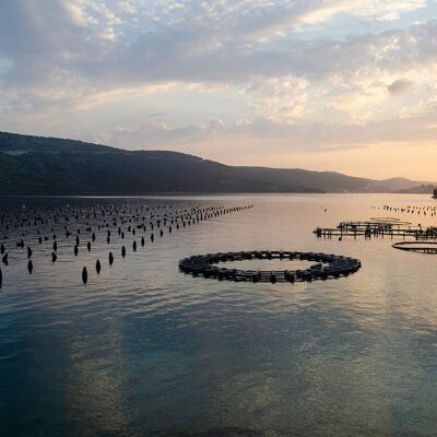 Sunset, Croatia - 70x28 - Plexiglas