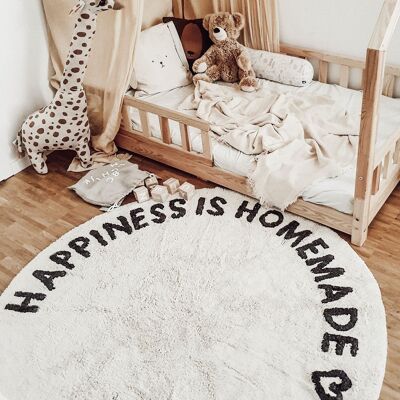 ROUND WOVEN RUG HAPPINESS Ø 140 CM