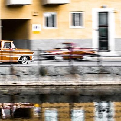 Movement & Reflection, Falun - 140x35 - Plexiglas