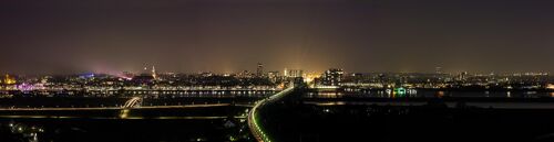 De Spoorbrug, Nijmegen - 60x14 - Plexiglas