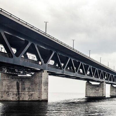 Brygga, Denemarken - 90x30 - Plexiglas