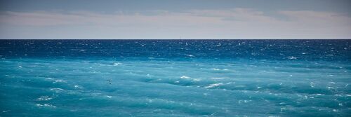 Blue Sweet Ocean, Nice - 80x26 - Plexiglas