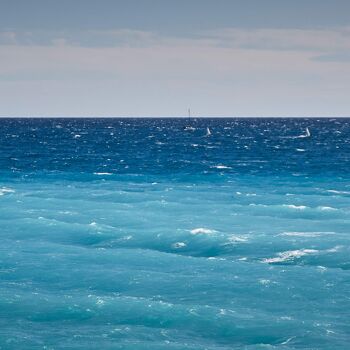 Blue Sweet Ocean, Nice - 120x40 - Plexiglas 4