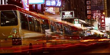 Blurry Lines, Hong Kong - 50x25 - Plexiglas 1