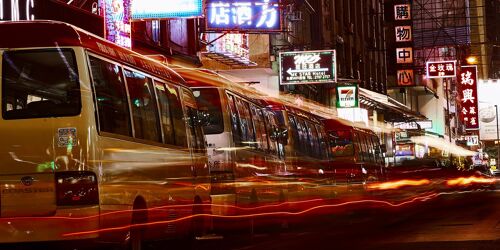 Blurry Lines, Hong Kong - 220x110 - Plexiglas