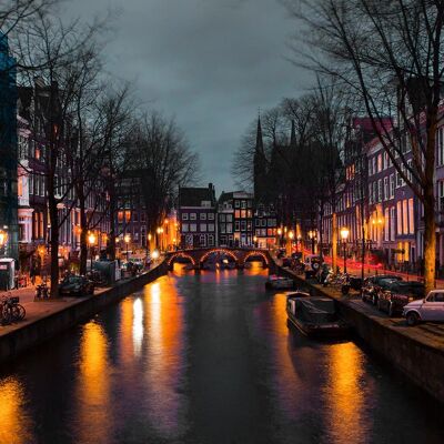 Spooky Streets, Amsterdam - 100x50 - Plexiglas