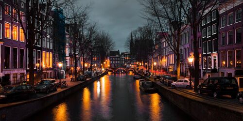 Spooky Streets, Amsterdam - 140x70 - Plexiglas