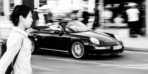 Porsche, Stockholm - 90x45 - Plexiglas