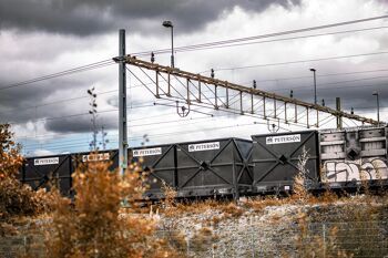 Train de marchandises, Suède - 165x110 - Plexiglas 1