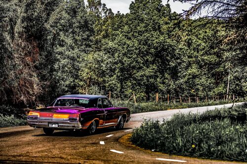 Oldtimer, Sweden - 60x40 - Plexiglas