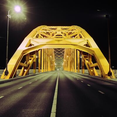Golden Bridge, Nijmegen - 75x50 - Plexiglas
