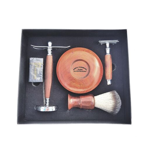 Full Wooden Shaving Set