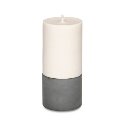 Mid Candle Set - Grey - Cherished Leather