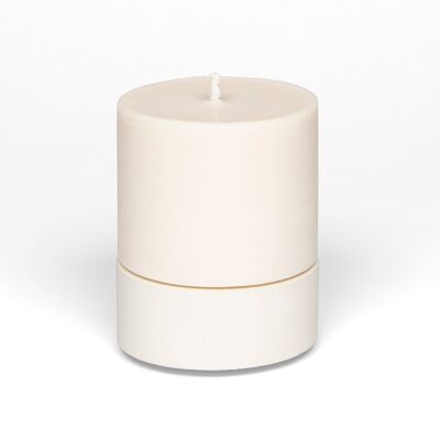 Large Candle Set - White - Cherished Leather