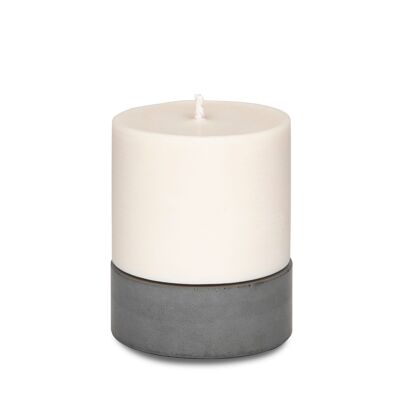 Large Candle Set - Grey - Sandalwood & Bk Pepper