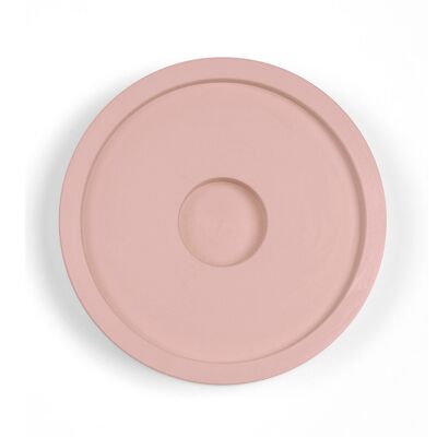 Concrete Candle Plate - Blush