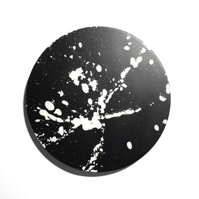 Black/White Splatter Table Centrepiece - 1 piece only