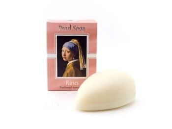 Savon, barre unique, Fille à la perle, Vermeer 1
