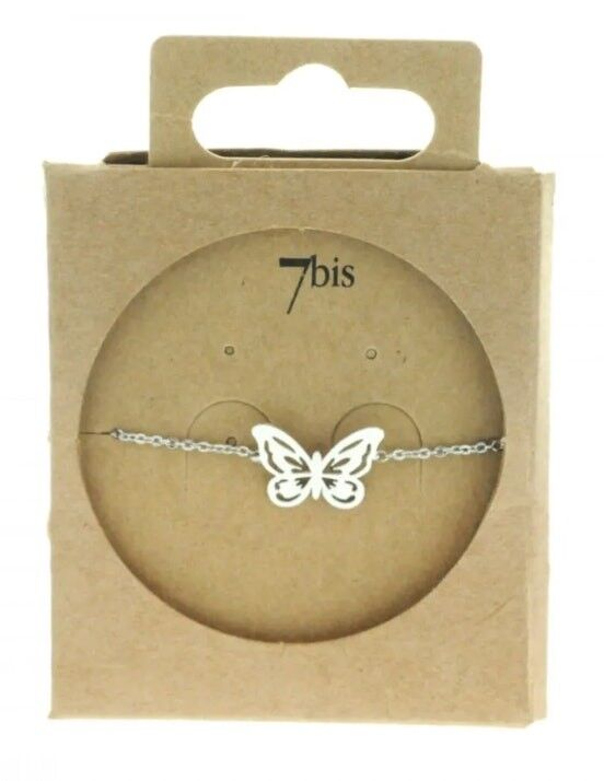 Bracelet Animal Papillon Doré à l'or fin Romantique Noël
