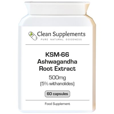 Ashwagandha KSM-66 | 60 x 500 mg Kapseln