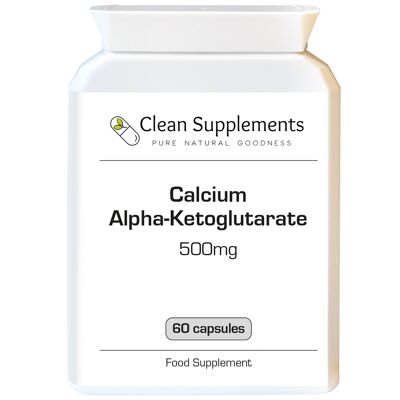 Calcium Alpha-Ketoglutarate | 60 x 500mg Capsules
