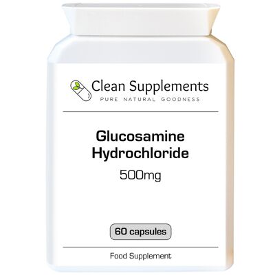 Clorhidrato de glucosamina | 60 cápsulas de 500 mg