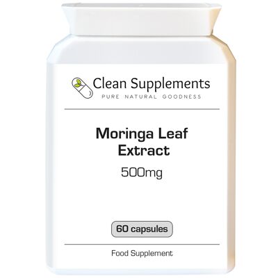 Estratto di foglie di Moringa | 60 capsule da 500 mg