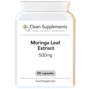 Extrait de feuille de Moringa | 60 gélules de 500 mg 1