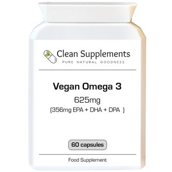 Végétalien Oméga 3 | 60 gélules de 625 mg 1