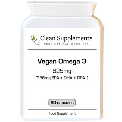 Veganes Omega-3 | 60 x 625 mg Kapseln