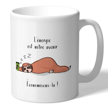 Mug - Paresseux 'L'avenir est notre avenir...' - Collection Humour Animal 1