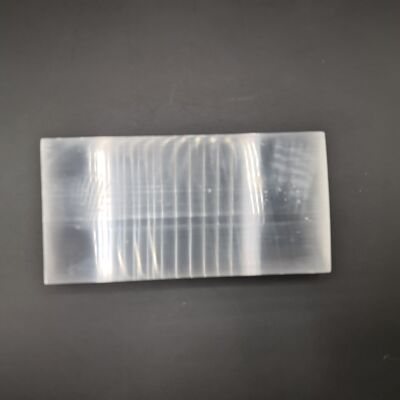 Selenit Ladeplatte 20cm x 10cm - Selenit Platte Scheibe - Poliert